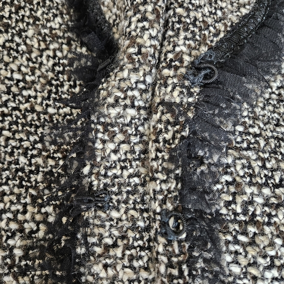 Karen Kane Women Multicolor Jacket with Black Organza Trim Size 14 Regular - Picture 8 of 14